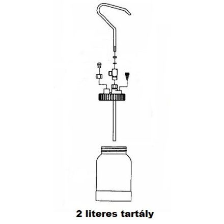 Levegőbevezető szelep 2 l-es tarth.